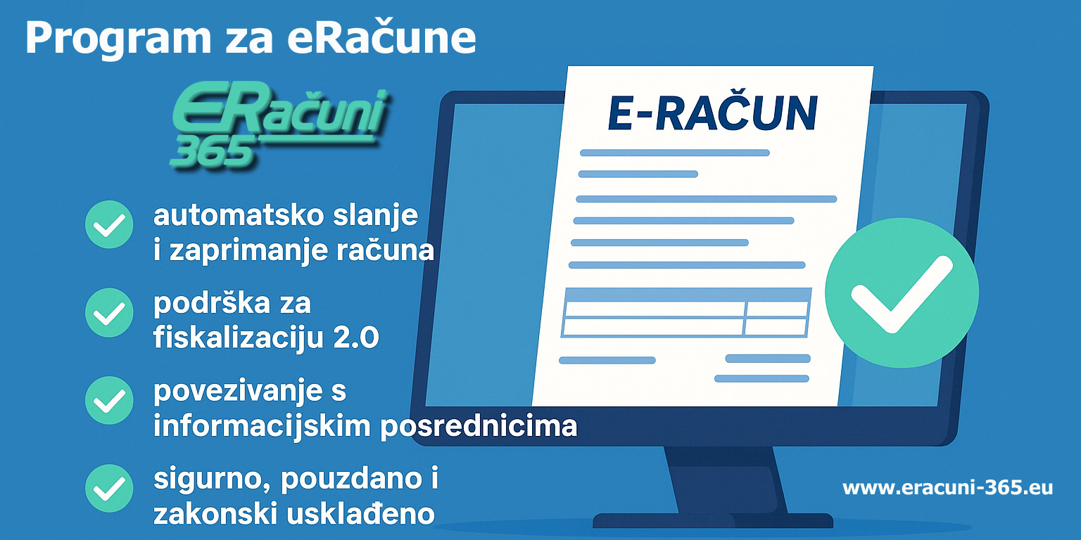 Prikaz konverzije PDF računa u eRačun UBL 2.1.